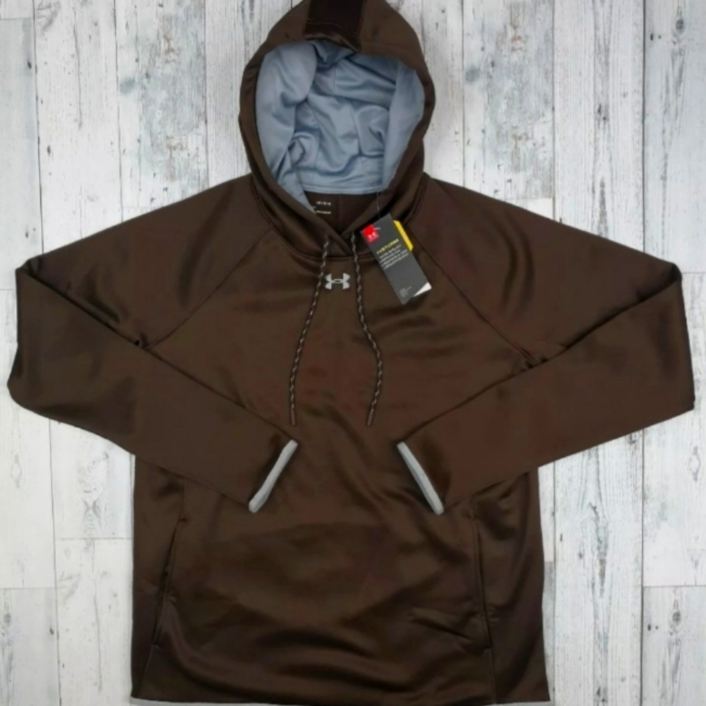 NEW! Under Armour Storm Women’s Large Fleece Hoodie Pullover Water Repellent NWT